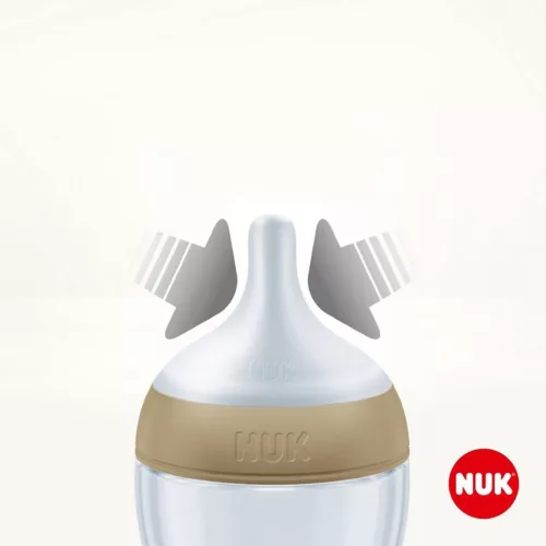 Baba cumisüveg NUK Perfect Match MICKEY Temperature Control 260 ml grey