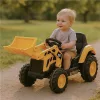 Gyermek elektromos traktor Baby Mix CAT sárga