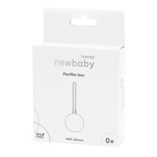 Szilikon cumitartó New Baby bézs színű