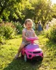 Baby Mix Prime SUV bébitaxi rózsaszín bőrből