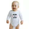 Gyermekek body nyomtatással New Baby BORN IN 2025 pink