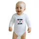 Gyermekek body nyomtatással New Baby BORN IN 2025 pink
