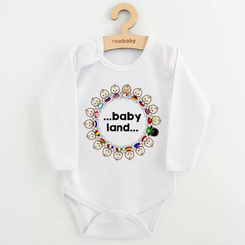 Gyermekek body nyomtatással New Baby ...baby land...
