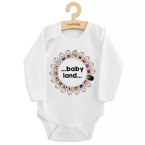 Gyermekek body nyomtatással New Baby ...baby land...