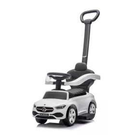   Bébitaxi tolókarral MERCEDES C-Class Deluxe Milly Mally White