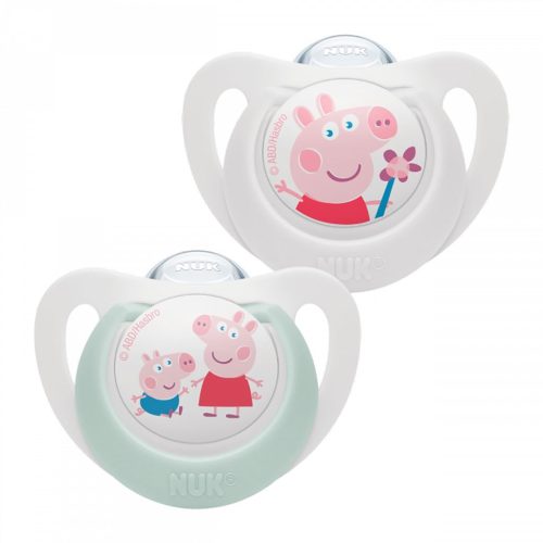 Baba cumi  NUK Star Peppa Pig 0-6m  2 db