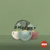 NUK For Nature latex cumi 0–6 h 2 db box zöld