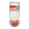 NUK For Nature latex cumi  6-18 h 2 db box piros