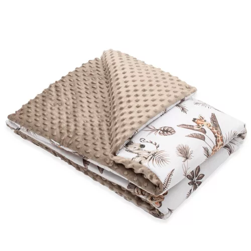 Gyermek pléd Minky New Baby Safari 80x100 cm