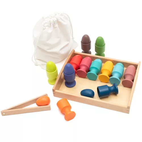 Fa tojásos kirakó Montessori Baby Mix