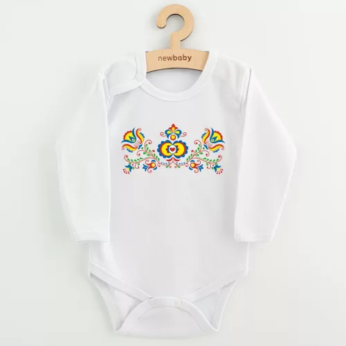 Baba body nyomtatással New Baby Népi minta