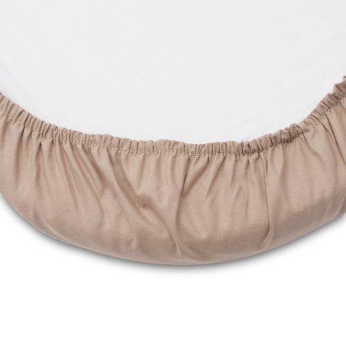 Pamut babakocsihoz való lepedő pamut New Baby  35x75cm cappuccino