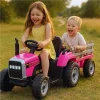 Baby Mix Erick elektromos traktor távirányítóval rózsaszín