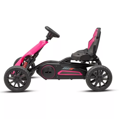Go-kart Baby Mix Speedster pedálos gyerek gokart rózsaszín