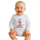 Baba body nyomtatással New Baby My first birthday pink