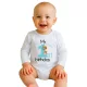 Baba body nyomtatással New Baby My first birthday blue