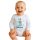 Baba body nyomtatással New Baby My first birthday blue