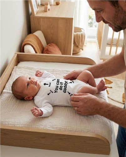 Baba body nyomtatással New Baby You can do it daddy!