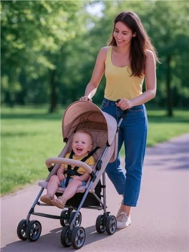 Golf babakocsi Olive Baby Mix bézs
