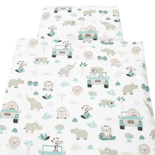 2-részes ágyneműhuzat New Baby Safari II 90/120 cm mint