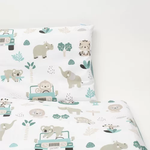 2-részes ágyneműhuzat New Baby Safari II 90/120 cm mint