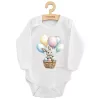 Baba body nyomtatással New Baby Nyuszi léggömbökkel