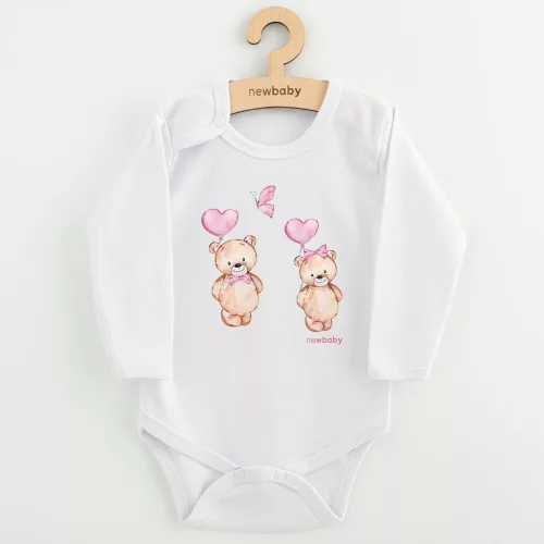 Baba body nyomtatással New Baby Love Bears