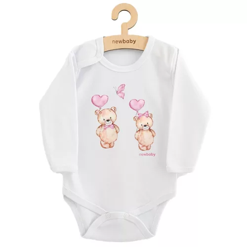 Baba body nyomtatással New Baby Love Bears