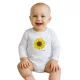 Baba body nyomtatással New Baby  Sunflower - rövid ujjú