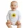 Baba body nyomtatással New Baby  Sunflower - rövid ujjú