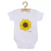 Baba body nyomtatással New Baby  Sunflower - rövid ujjú