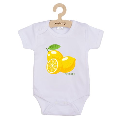 Baba body nyomtatással New Baby Lemon - rövid ujjú