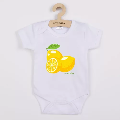 Baba body nyomtatással New Baby Lemon - rövid ujjú