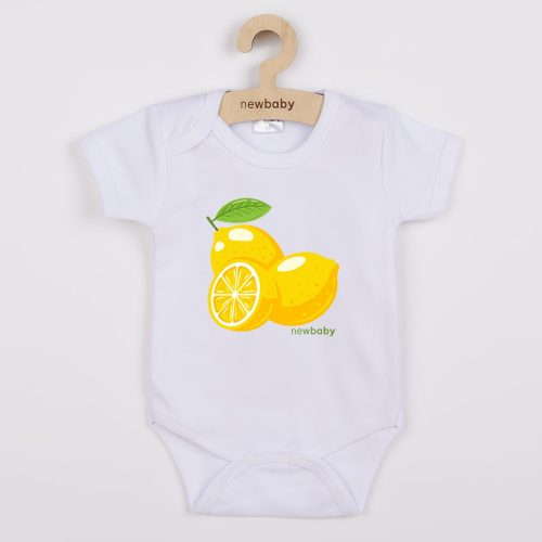 Baba body nyomtatással New Baby Lemon - rövid ujjú