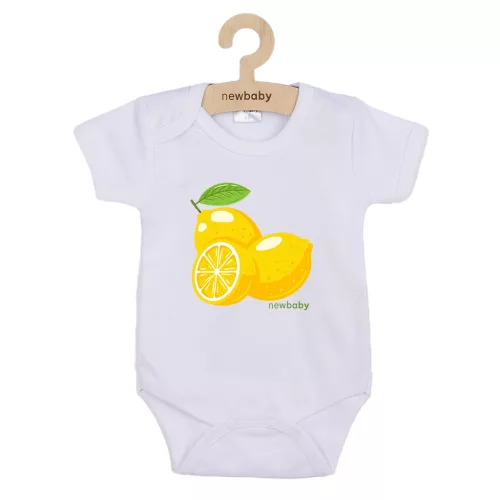 Baba body nyomtatással New Baby Lemon - rövid ujjú