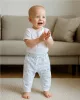Pamut gyermek Jogger nadrág a New Baby For Babies ocean