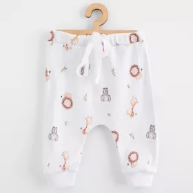 Pamut gyermek Jogger nadrág a New Baby For Babies safari