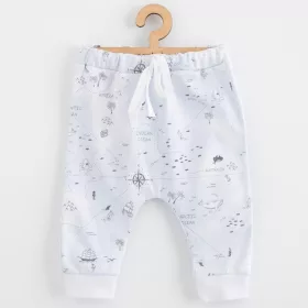 Pamut gyermek Jogger nadrág a New Baby For Babies ocean