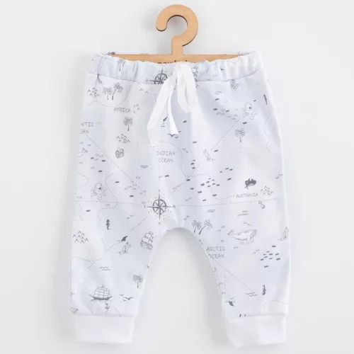 Pamut gyermek Jogger nadrág a New Baby For Babies ocean