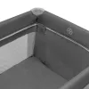 Baba utazóágy kihúzható tálalószekrénnyel Side Baby Mix szürke