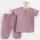 Baba muszlin szett póló és nadrág New Baby lavender