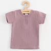 Baba muszlin szett póló és nadrág New Baby lavender