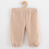 Baba muszlin szett póló és nadrág New Baby beige