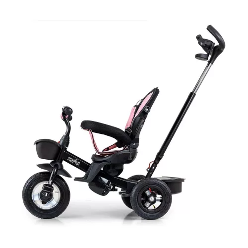 Gyerek háromkerekű bicikli Milly Mally Movi black-pink