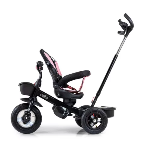 Gyerek háromkerekű bicikli Milly Mally Movi black-pink