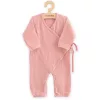 Baba muszlin kezeslábas New Baby pink