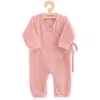 Baba muszlin kezeslábas New Baby pink