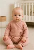 Baba muszlin kezeslábas New Baby pink