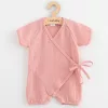 Baba nyári muszlin kezeslábas New Baby pink
