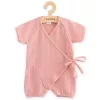 Baba nyári muszlin kezeslábas New Baby pink